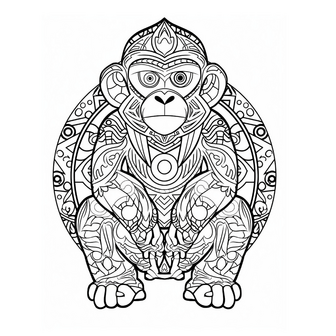 Dieren Mandala Kleurboek - Kleurboek dieren - Volwassenen En Tieners