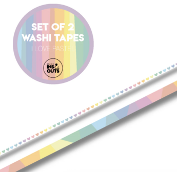 Set van 2 washi tapes | Pastel 2.0