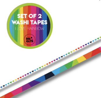Set van 2 washi tapes | Rainbow 2.0