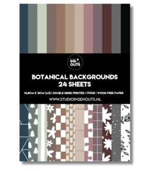 Studio Ins &amp; Outs Paperpad Botanical 2.0 - Paper Pack - Scrapbook Papier - Papierblok - Designpapier - Patroonpapier - Aard