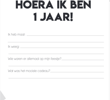 Studio Ins &amp; Outs Invulboek - 1-4 Jaar - Kijk mij Eens! - Groen