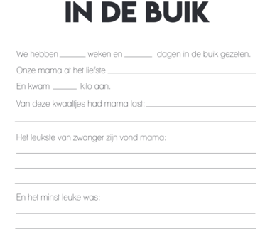 Studio Ins &amp; Outs - Invulboek Tweeling Baby&rsquo;s Ons Eerste Jaar - Baby Tweeling Dagboek - Herinneringen Boek