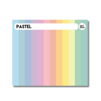 Studio Ins &amp; Outs - Pastel 2.0 - Complete Scrapbook Set - Scrapbook Pakket - Stickers &amp; Washi Tape - A5 Paperpad - Zach