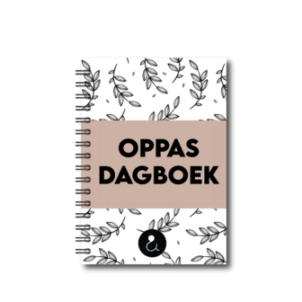 Studio Ins &amp; Outs Oppasdagboek &ndash; Invulboek Oppas &ndash; A5 Herinneringsboek &ndash; 58 Pagina&rsquo;s &ndash; Dagboek Oppas Opa Oma KDV 