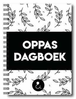 Studio Ins &amp; Outs Oppasdagboek &ndash; Invulboek Oppas &ndash; A5 Herinneringsboek &ndash; 58 Pagina&rsquo;s &ndash; Dagboek Oppas Opa Oma KDV 