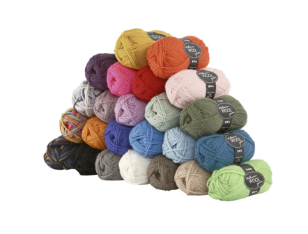 Melbourne Garen - DIY Breigaren Wol - Warme Haken &amp; Breien Garen Voor Creatieve Projecten - Stevig Katoengaren Voor Handwerk &amp; Mode - L 92 meter - 24 x 50 g - Kwaliteitsgaren
