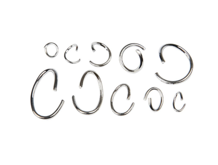 Ovale &amp; Ronde Ringen - Sieraden Maken - 800 Stuks - Verzilverd - Metalen O-Ringen &amp; Ovalen Voor Sieraden, Sleutelhangers &amp; DIY Creaties - Glanzend Zilver