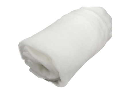 Polyester Vulling - DIY Vulling Voor Hobby - Decoratief Vulmateriaal - Breedte 160cm - Dikte 0,6cm - Gewicht 60gr - Lengte 10m - 1 Rol