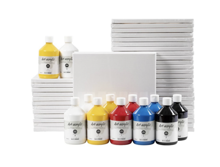 Art School, primair kleuren, 1 set