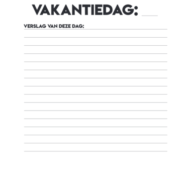 Invulboek Vakantie - Vakantieboek Reisdagboek - Reisherinneringen Boek - Vakantie Fotoboek - Travel Journal