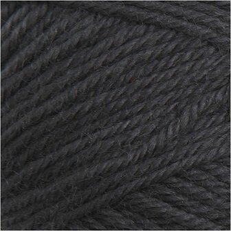 Baby garen donkergrijs &ndash; Babywol &ndash; Merino wol baby &ndash; Baby garen breien &ndash; Baby garen haken &ndash; 172 m &ndash; 50 g