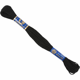 Borduurgaren zwart &ndash; Borduurgaren katoen &ndash; Borduurgaren set &ndash; Borduurgaren kruissteek &ndash; Borduurgaren handwerk &ndash; 12x8 