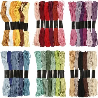 Borduurgaren kleurenmix &ndash; Borduurgaren katoen &ndash; Borduurgaren set &ndash; Borduurgaren kruissteek &ndash; Borduurgaren handwerk &ndash; 