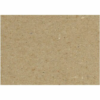 Bruin Kraft Karton A2 225 Grams | Gerecycled karton | Hobbykarton kraft grijsbruin | 46x32 cm | 125 Vellen