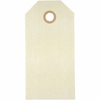 Cadeaulabels Karton &ndash; Naturel Cadeaulabels &ndash; Geschenklabels &ndash; Verpakkingslabels &ndash; 5x10 Cm &ndash; 1000 Stuks