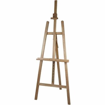 Atelierezel - Verstelbare Schildersezel Voor Kunstenaars - Beukenhout - Hoogte 200 cm - Gewicht 5,5 kg - 1 stuk - Kunstaccessoi