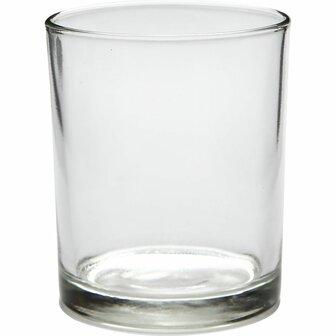 Waxinelichthouder glas &ndash; &Oslash; 7 cm &ndash; 8,4 cm hoog &ndash; 12 stuks