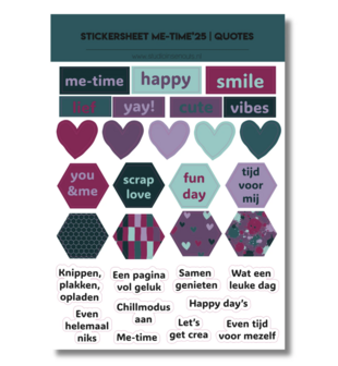 Stickervel Quotes | Me-Time'25