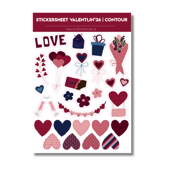 Mini Hobby Pakket Scrapbook &amp; Journaling | 2 Stickervellen | 1 Washi Tape | Friends