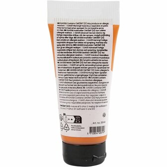 Acryl Verf, semi-glanzend, semi-dekkend, oranje, 75 ml/ 1 fles