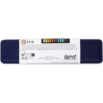 Aquarelset, metallic kleuren, 12 kleur/ 1 doos
