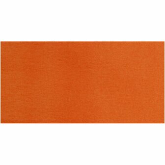 Crepepapier, vel 50x250 cm, oranje, 10 vouw/ 1 doos