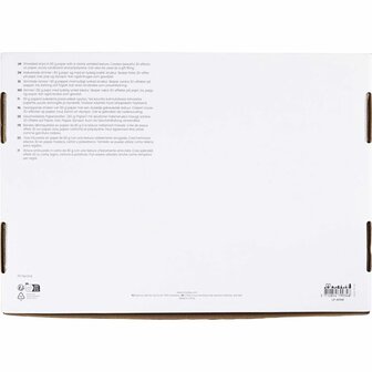 Crinkle papier, L: 25-30 cm, B: 3 mm, zwart, bruin, rood, wit, 4x50 gr/ 1 doos