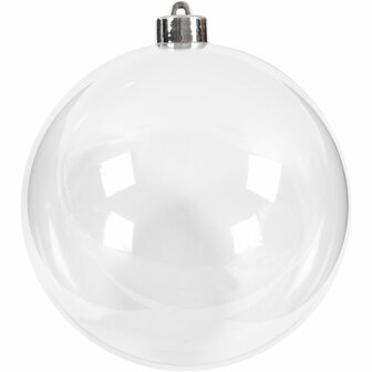 Transparante Plastic Ballen | Vulbare Deco Ballen | Tweedelige Hobbyballen | &Oslash; 13,6 cm | 1 Stuk