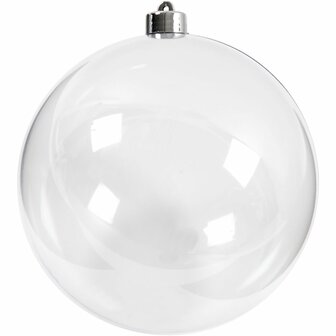 Transparante Plastic Ballen | Vulbare Deco Ballen | Tweedelige Hobbyballen | &Oslash; 15,6 cm | 1 Stuk