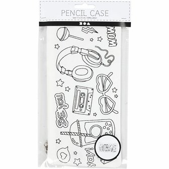 Etui, afm 11x23 cm, 210 gr, wit, 1 stuk