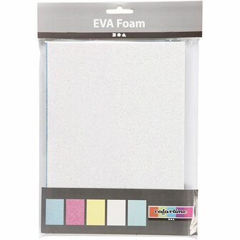 Foam vellen, A5, vel 148x210 mm, dikte 2 mm, 5 vel/ 1 doos