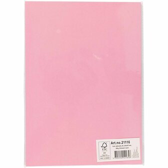 Roze Karton A4 180 Grams | Hobbykarton | Gekleurd Roze Knutselkarton | 20 Vellen