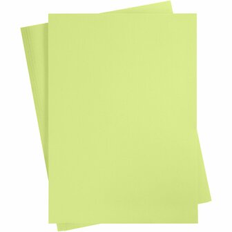 Groen Karton A2 180 Grams | Hobbykarton | Groen Knutselkarton | Groen Papier 42x59,4 cm | 10 Vellen