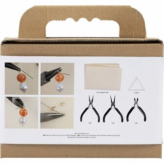 Gereedschapsset voor Sieraden, L: 10+11+12 cm, 1 set/ 1 doos