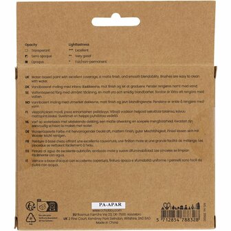 Gouacheverf, Natuurlijke kleuren, 6x20 ml/ 1 doos