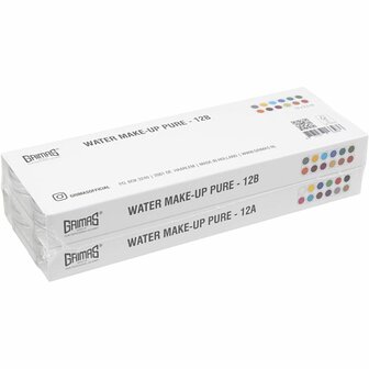 Grimas Schmink - Schminkpalet, diverse kleuren, 24x2.50 ml/ 1 stuk
