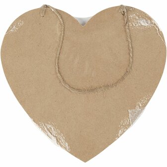 Hart, afm 18,5x19,5 cm, dikte 5 mm, 1 stuk