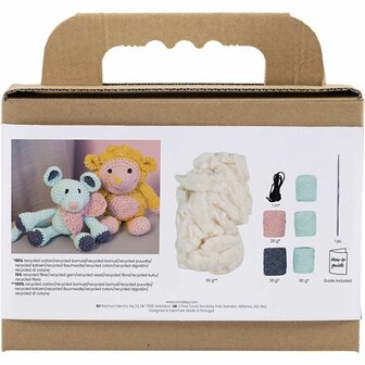 Hobbyset Amigurumi, Muis, mint, 1 doos