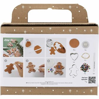 Hobbyset Boetseren, Kleine taartfiguren, midden bruin, 1 doos