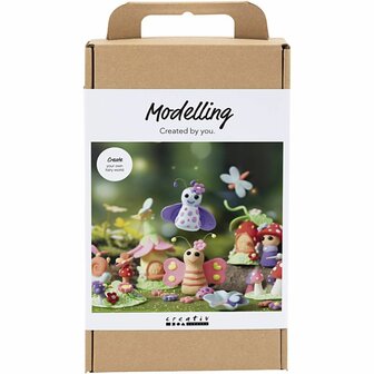 Hobbyset Boetseren, Elfje, pastelkleuren, 1 doos
