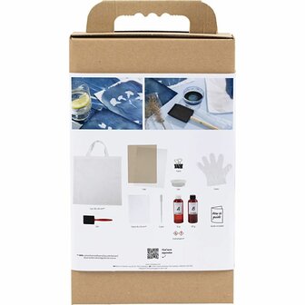 Hobbyset Cyanotypie, Textiel, blauw, 1 doos