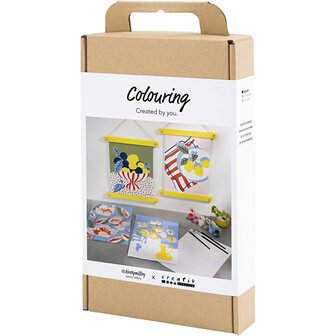 Hobbyset Kleuren, Schilderen volgens cijfers, acrylverf, 1 doos