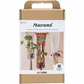 Macram&eacute; set bloemenhanger | Hobbyset macrame | DIY pakket | Macram&eacute; bloemenhanger maken | 1 Doos