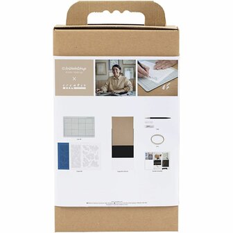 Hobbyset Papierkunst, Afbeeldingen om op te hangen, off white, 1 doos