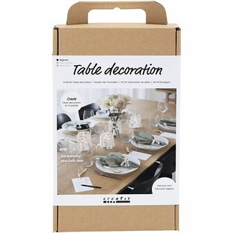Hobbyset Tafeldecoratie, naturel, 1 doos
