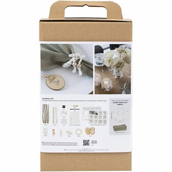 Hobbyset Tafeldecoratie, naturel, 1 doos