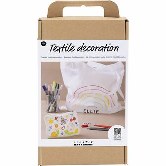Hobbyset Textieldecoratie, 1 doos