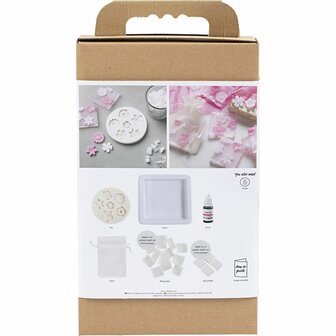 Hobbyset Zeep Maken, Bloemen, roze, 1 doos