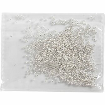 Knijpkralen | Crimp beads | Voor kralendraad | Zilver | &Oslash; 2 mm | 1000 stuks