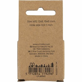 Kralen van agaat, d 6+8+10 mm, gatgrootte 0,9-1 mm, ca. 28 stuk, zwart, 28 stuk/ 1 doos